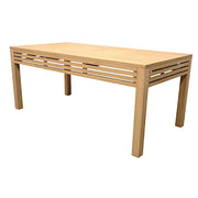 Table à manger en bois massif - Style moderne