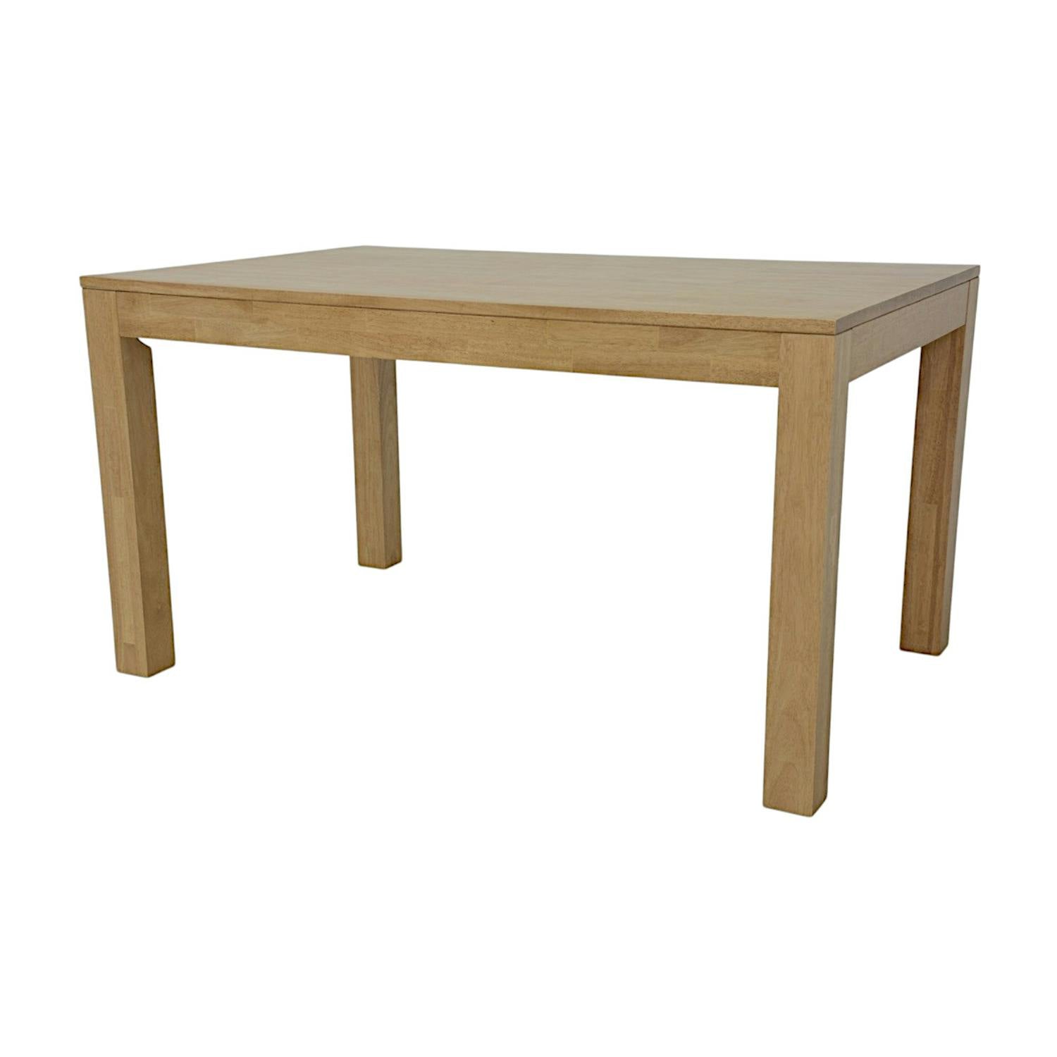 Table de repas rectangle Hévéa 140x90x76cm HELENA