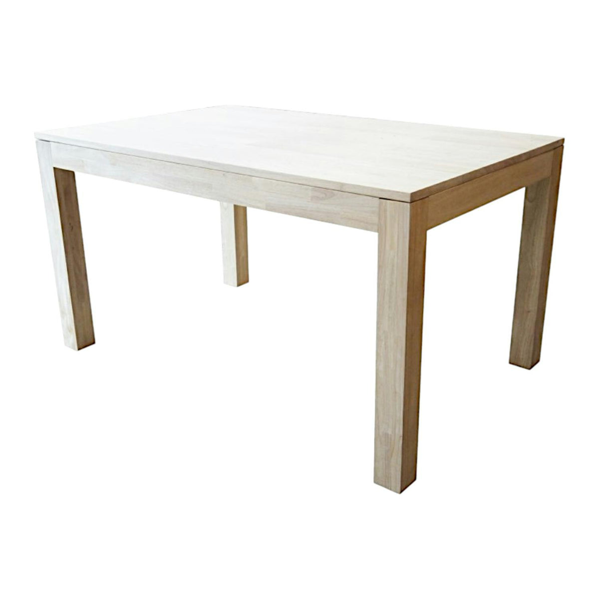 Table de repas rectangle Hévéa 140x90x76cm HELENA