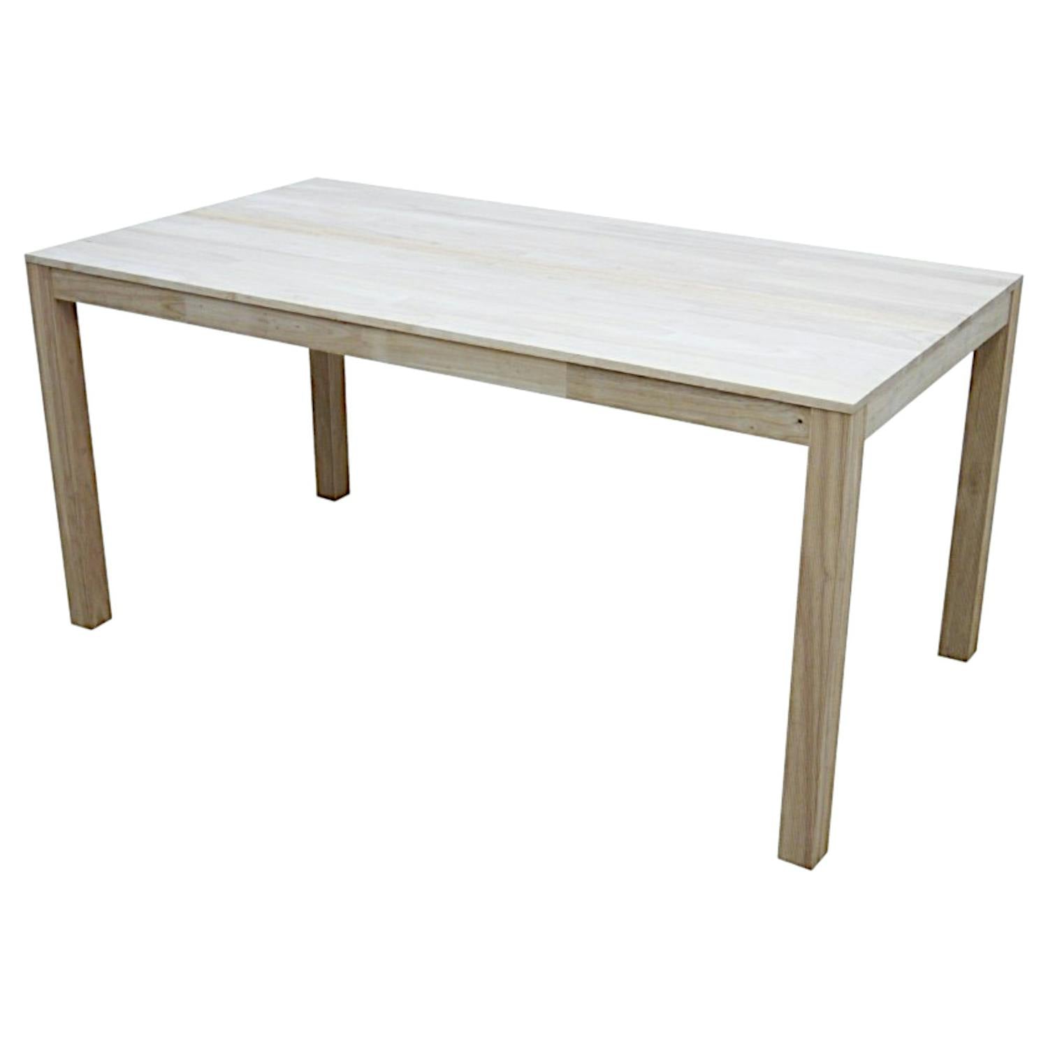 Table de repas rectangle Hévéa 160x85x76cm GALA