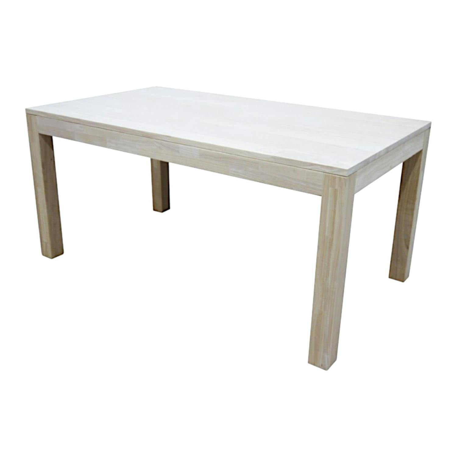 Table de repas rectangle Hévéa 160x90x76cm HELENA