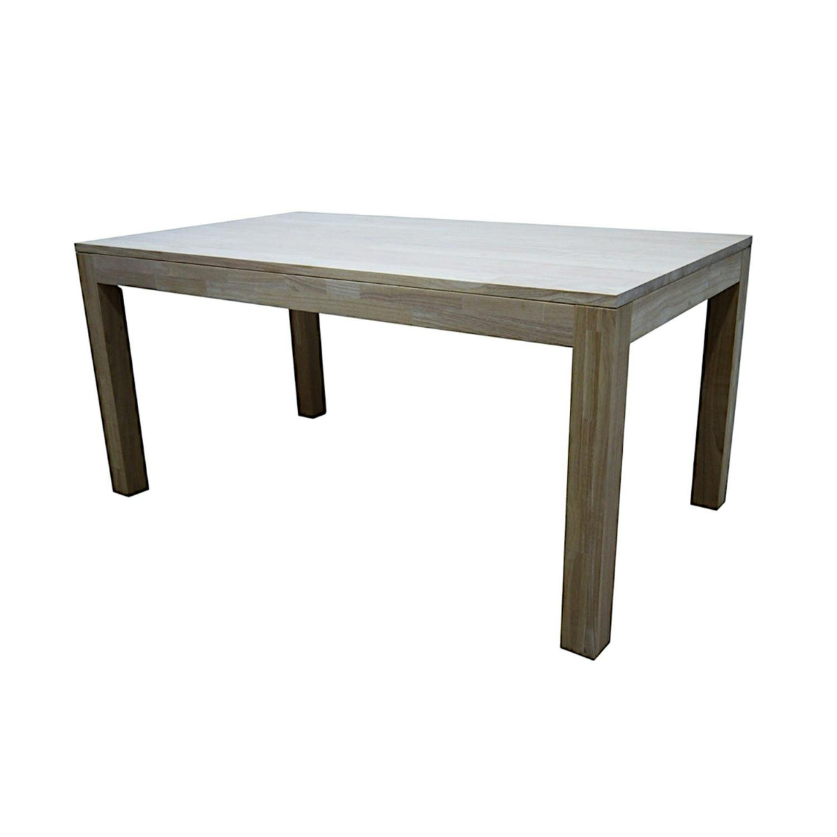 Table de repas rectangle Hévéa 160x90x76cm HELENA
