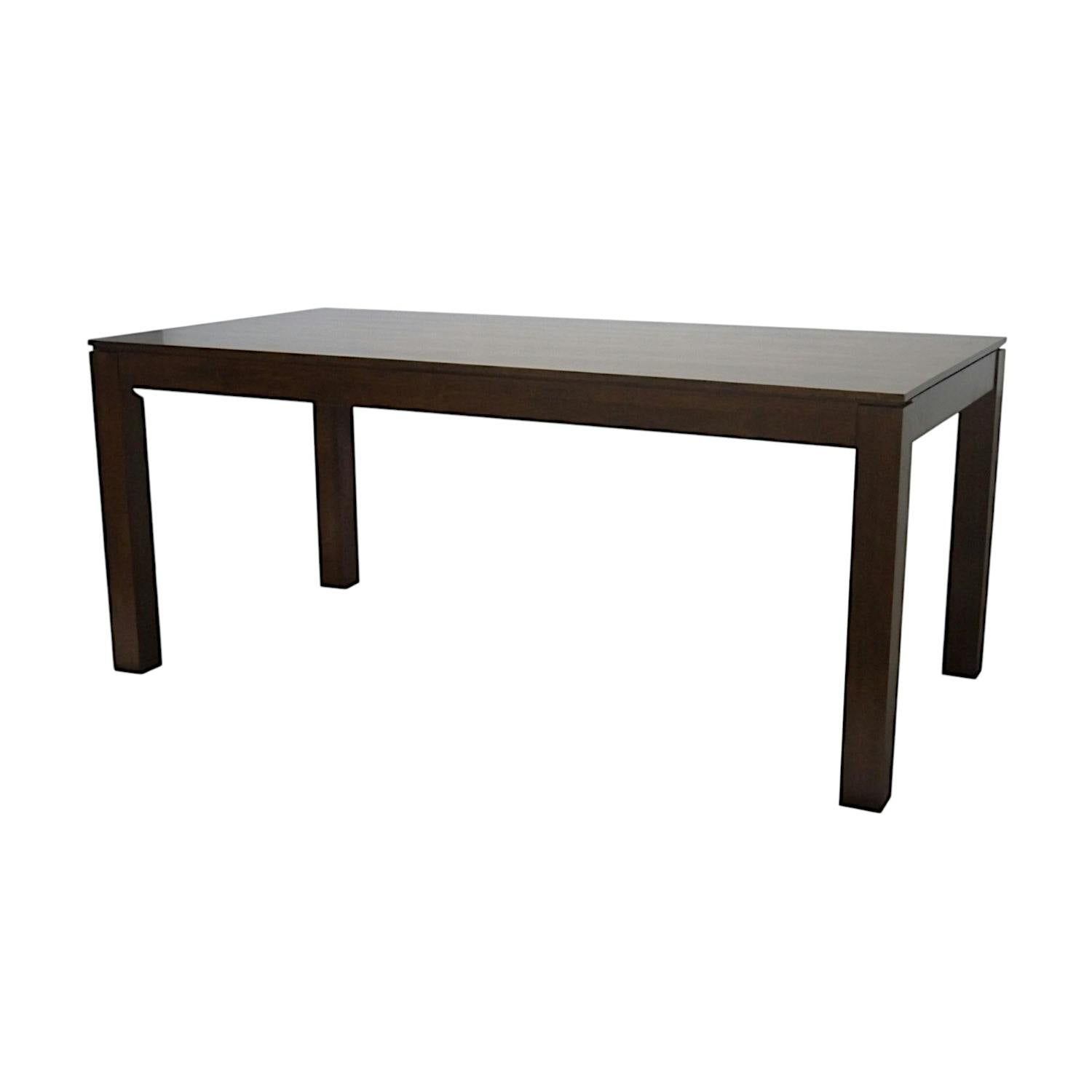 Table à manger en bois massif - Style moderne