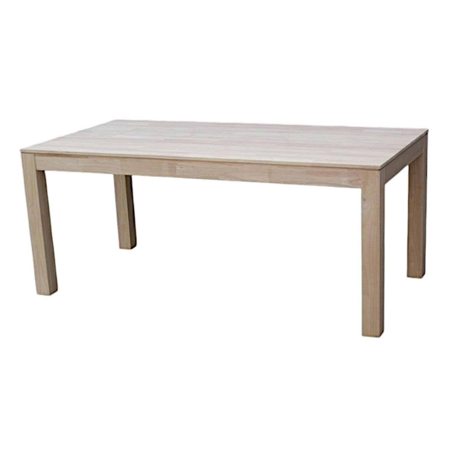 Table de repas rectangle Hévéa 180x90x76cm HELENA