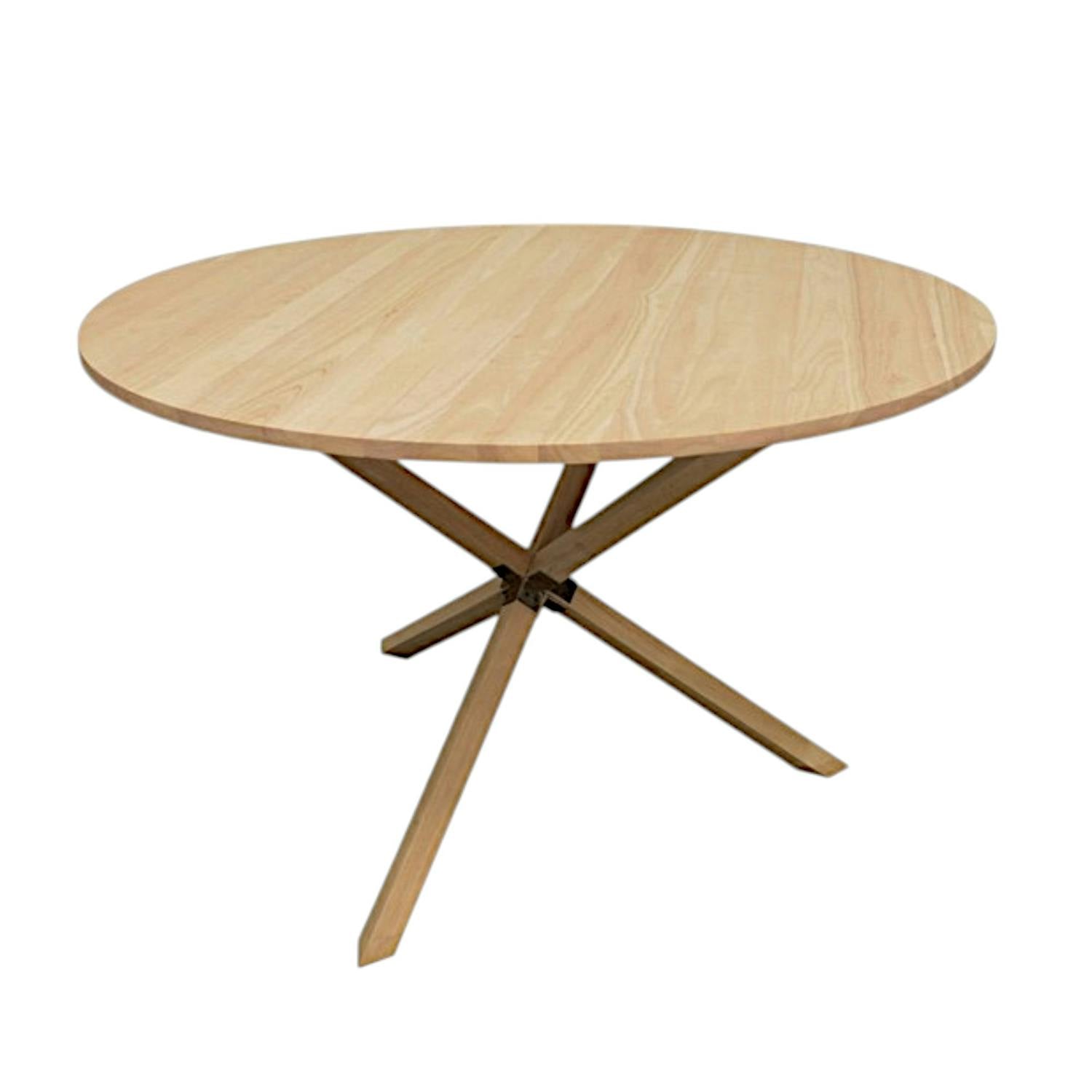 Table à manger en bois massif - Style nordique