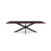 218 1501 Table De Salle A Manger En Chene Massif Et Pied Metal Jos.Html – Wenge Oak – 76 x 260 x 100 cm