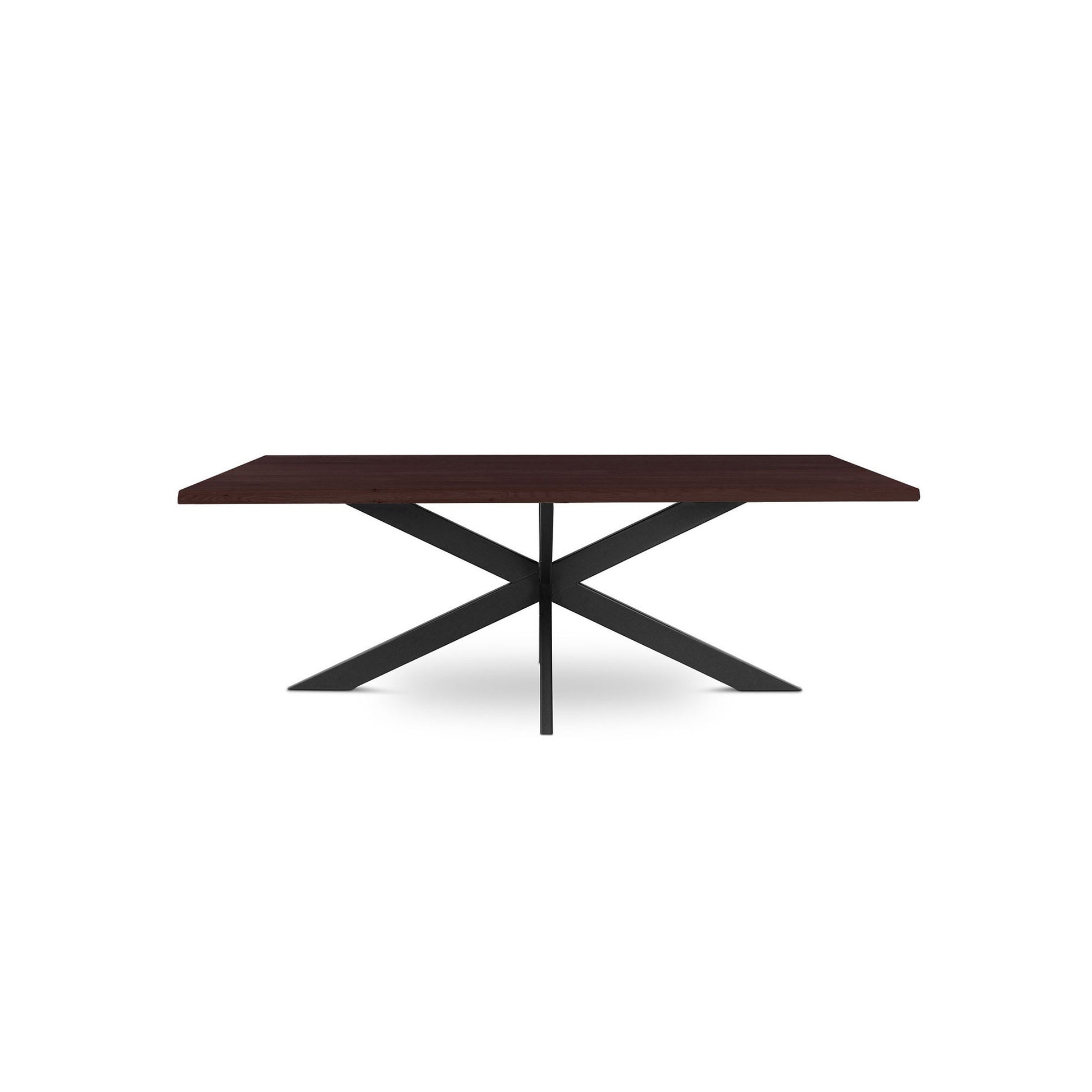 218 1501 Table De Salle A Manger En Chene Massif Et Pied Metal Jos.Html – Wenge Oak – 76 x 220 x 100 cm