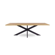 218 1501 Table De Salle A Manger En Chene Massif Et Pied Metal Jos.Html – Grey wash Oak – 76 x 260 x 100 cm