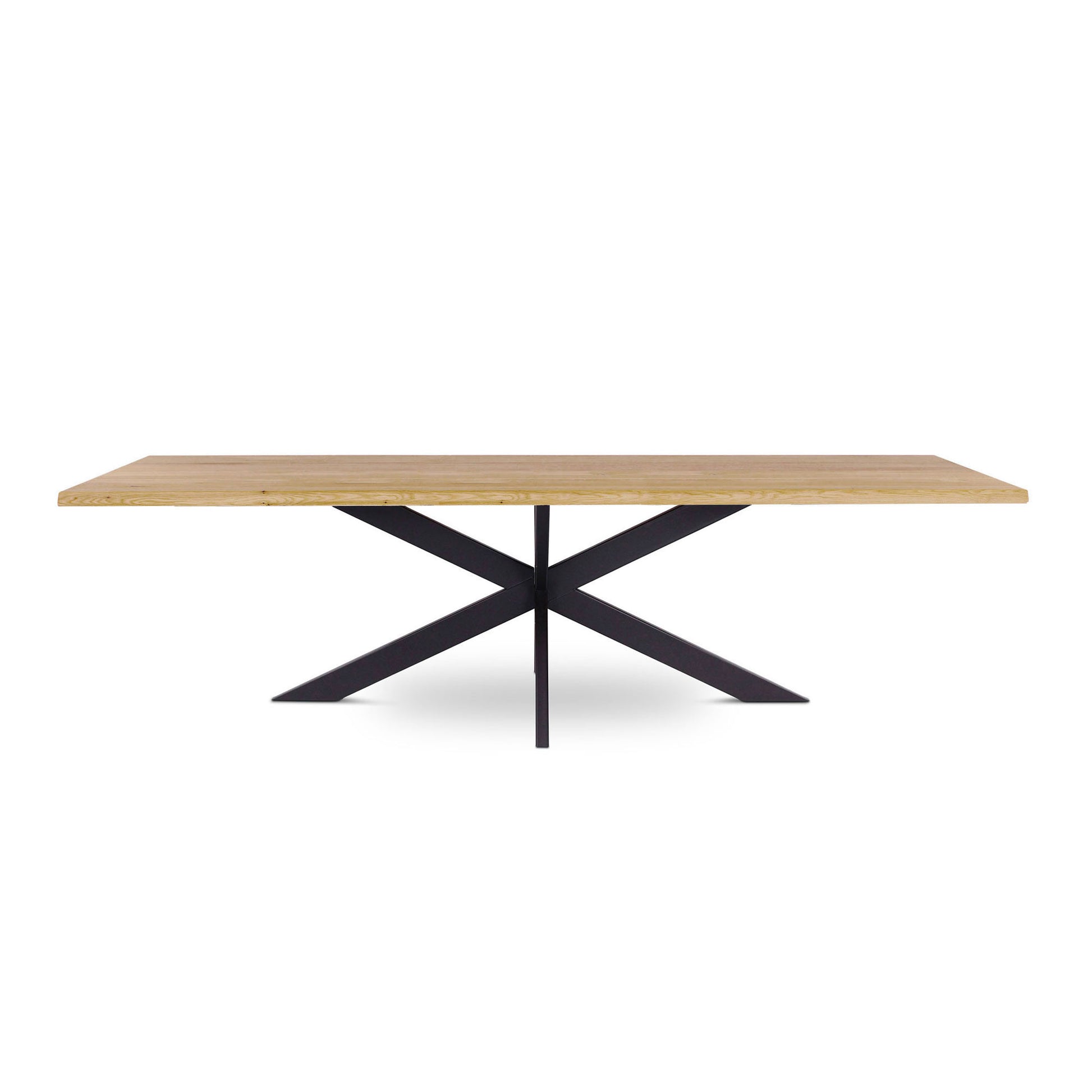 218 1501 Table De Salle A Manger En Chene Massif Et Pied Metal Jos.Html – Grey wash Oak – 76 x 300 x 100 cm