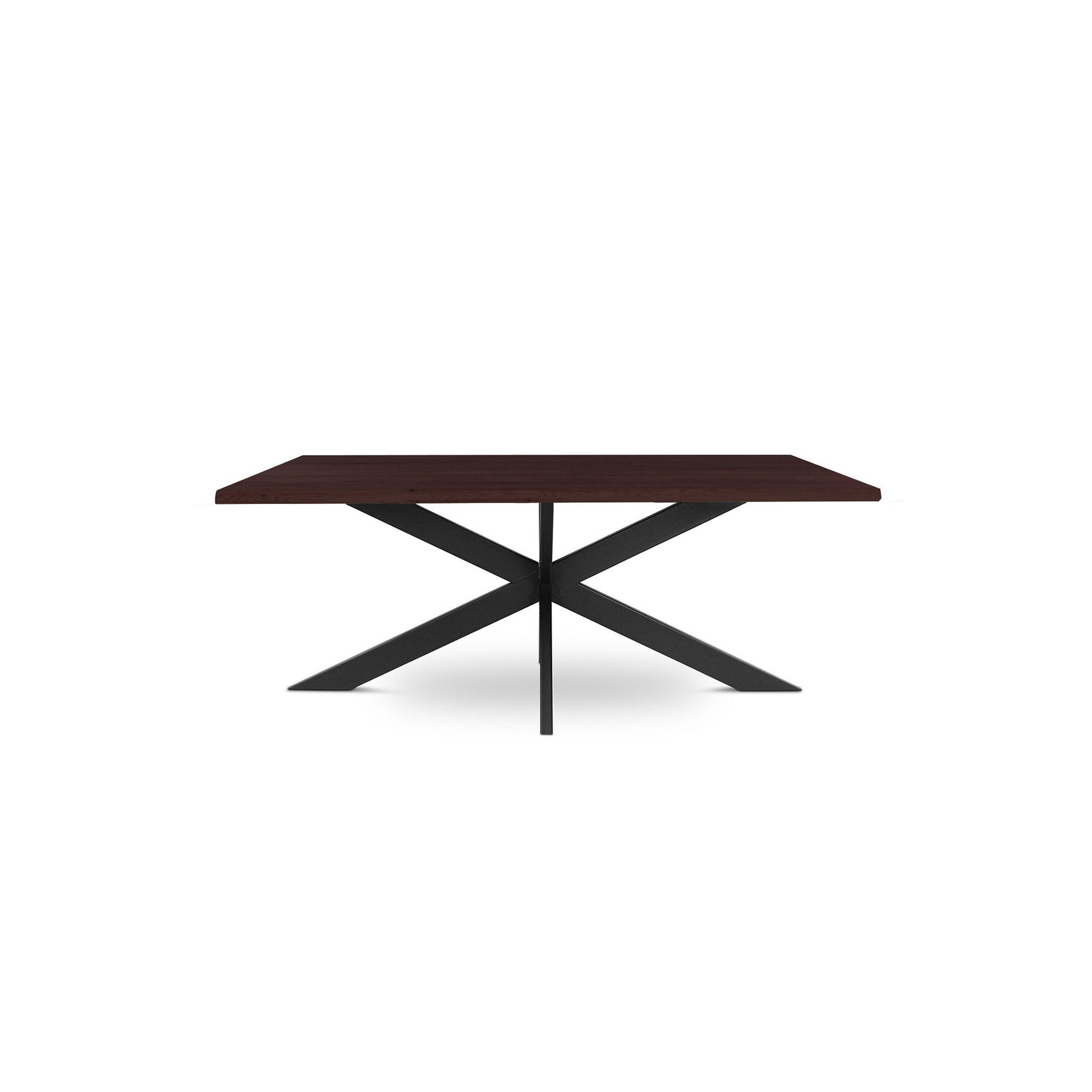 218 1501 Table De Salle A Manger En Chene Massif Et Pied Metal Jos.Html – Wenge Oak – 76 x 200 x 100 cm