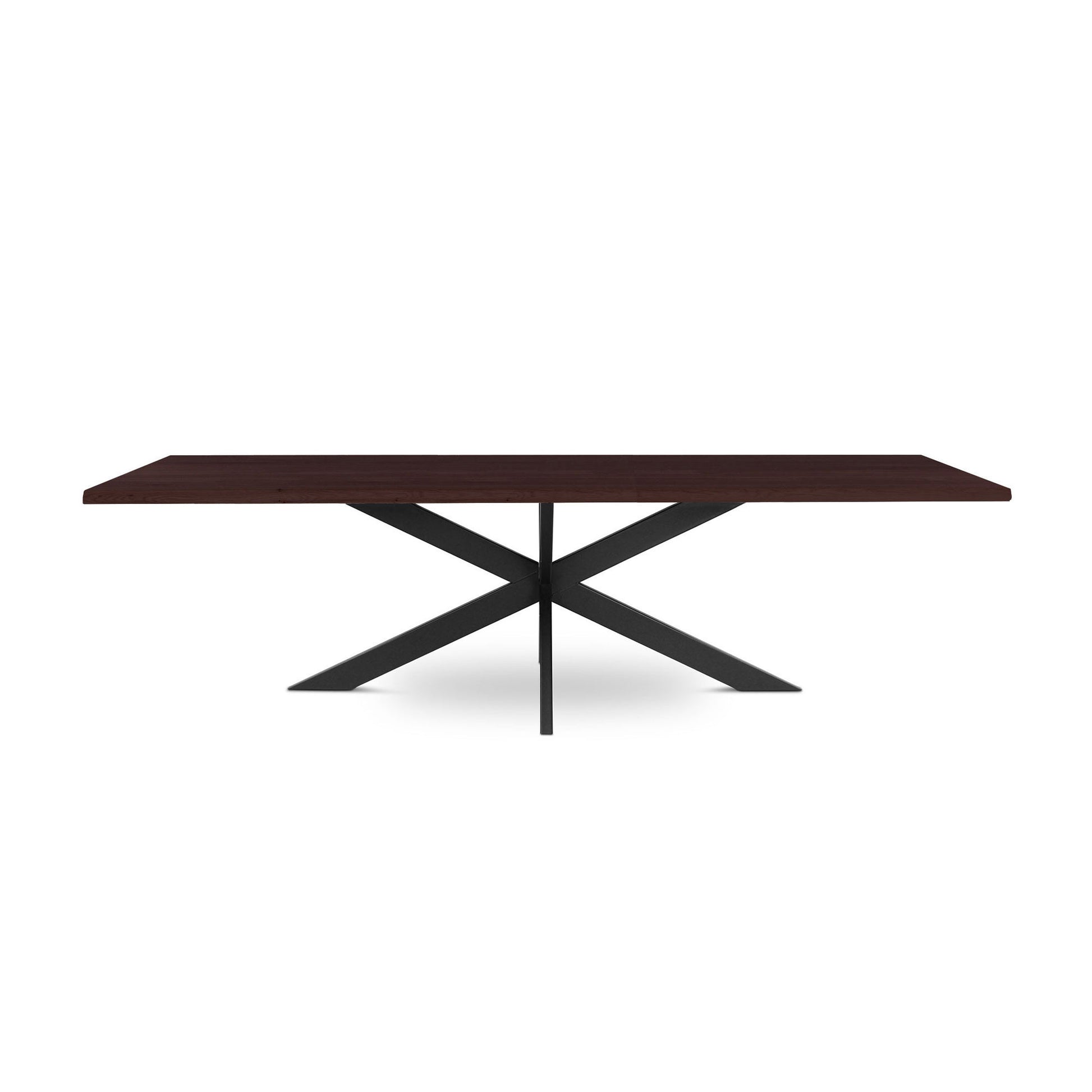218 1501 Table De Salle A Manger En Chene Massif Et Pied Metal Jos.Html – Wenge Oak – 76 x 300 x 100 cm