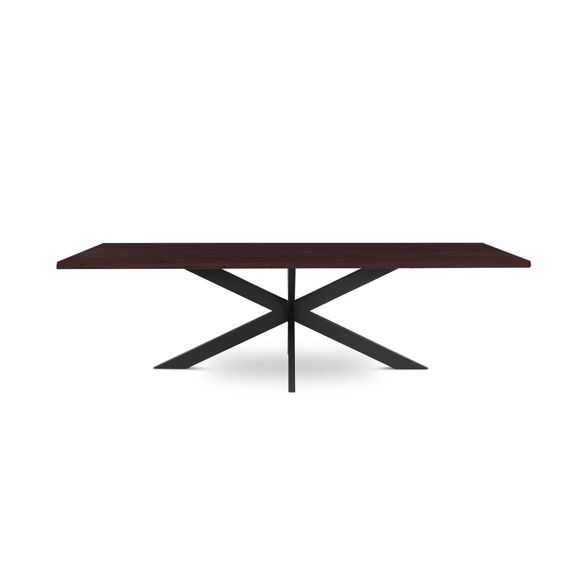 218 1501 Table De Salle A Manger En Chene Massif Et Pied Metal Jos.Html – Wenge Oak – 76 x 280 x 100 cm