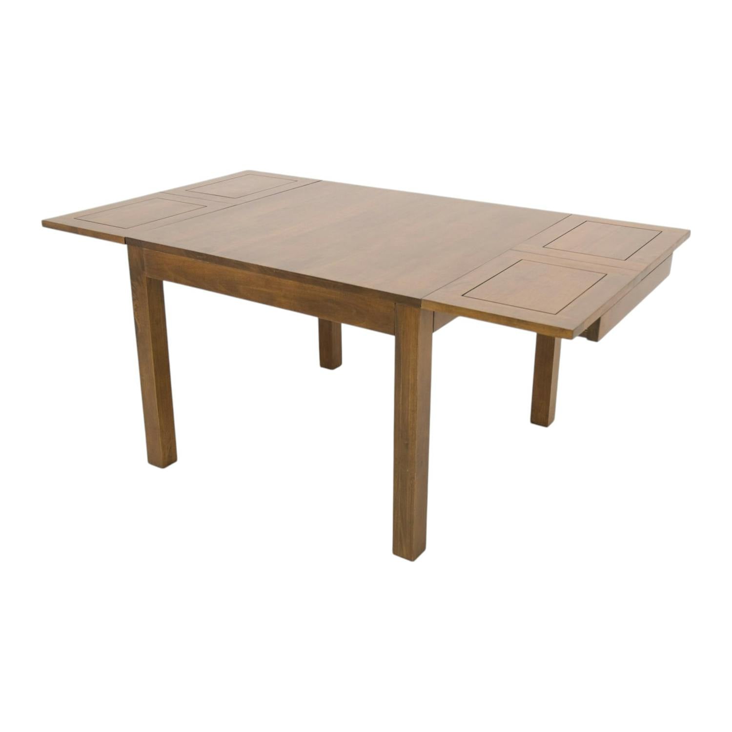 Table repas extensible hévéa 100/176cm (ouverture Papillon) OLGA