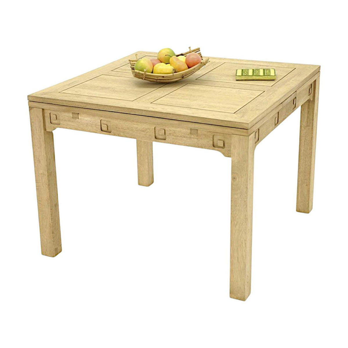 Table repas extensible hévéa 100/180cm TESSA