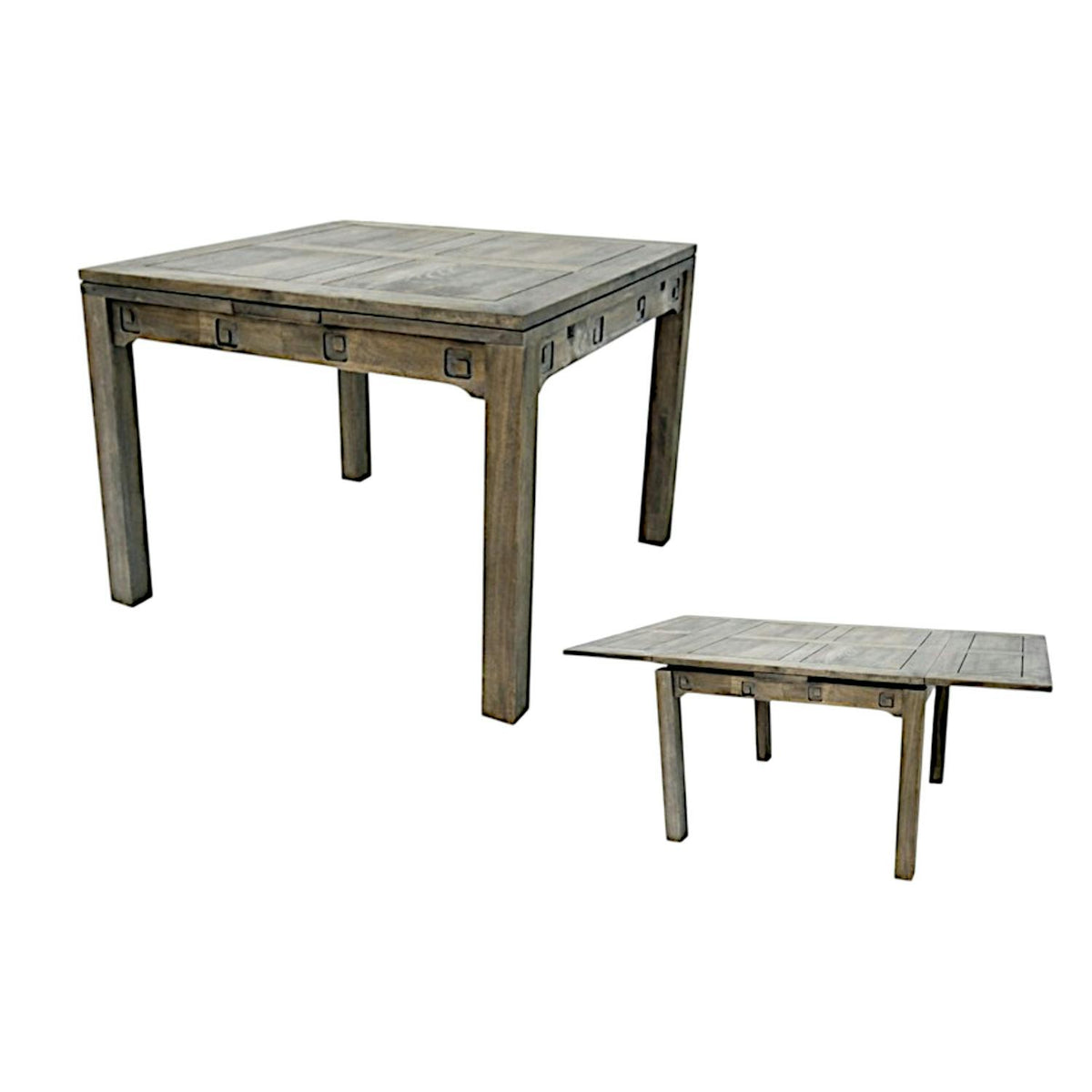 Table repas extensible hévéa 100/180cm TESSA