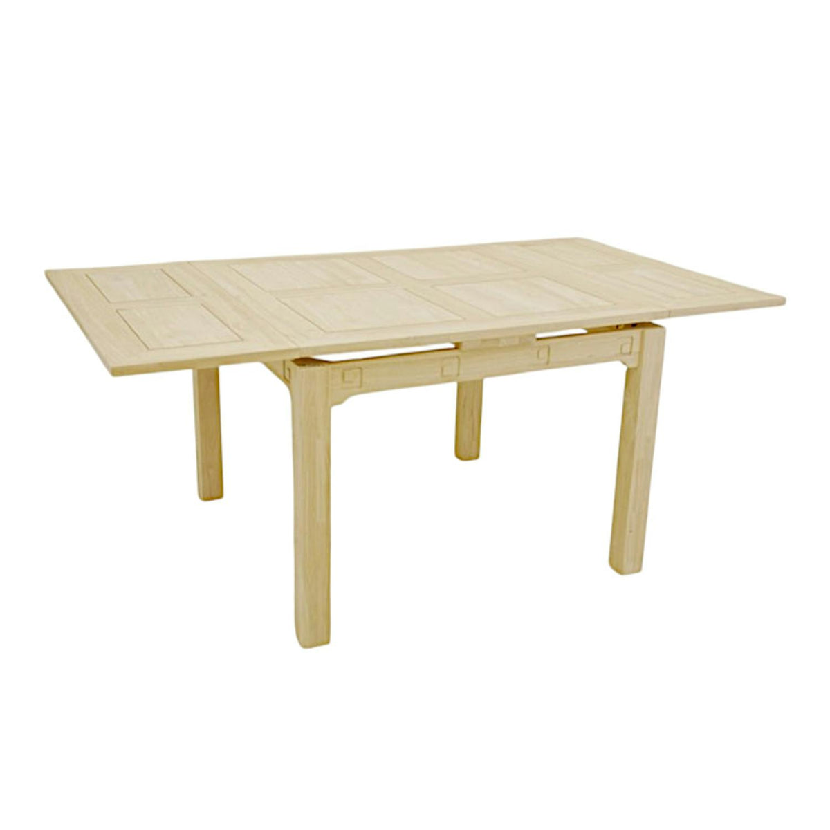 Table repas extensible hévéa 100/180cm TESSA