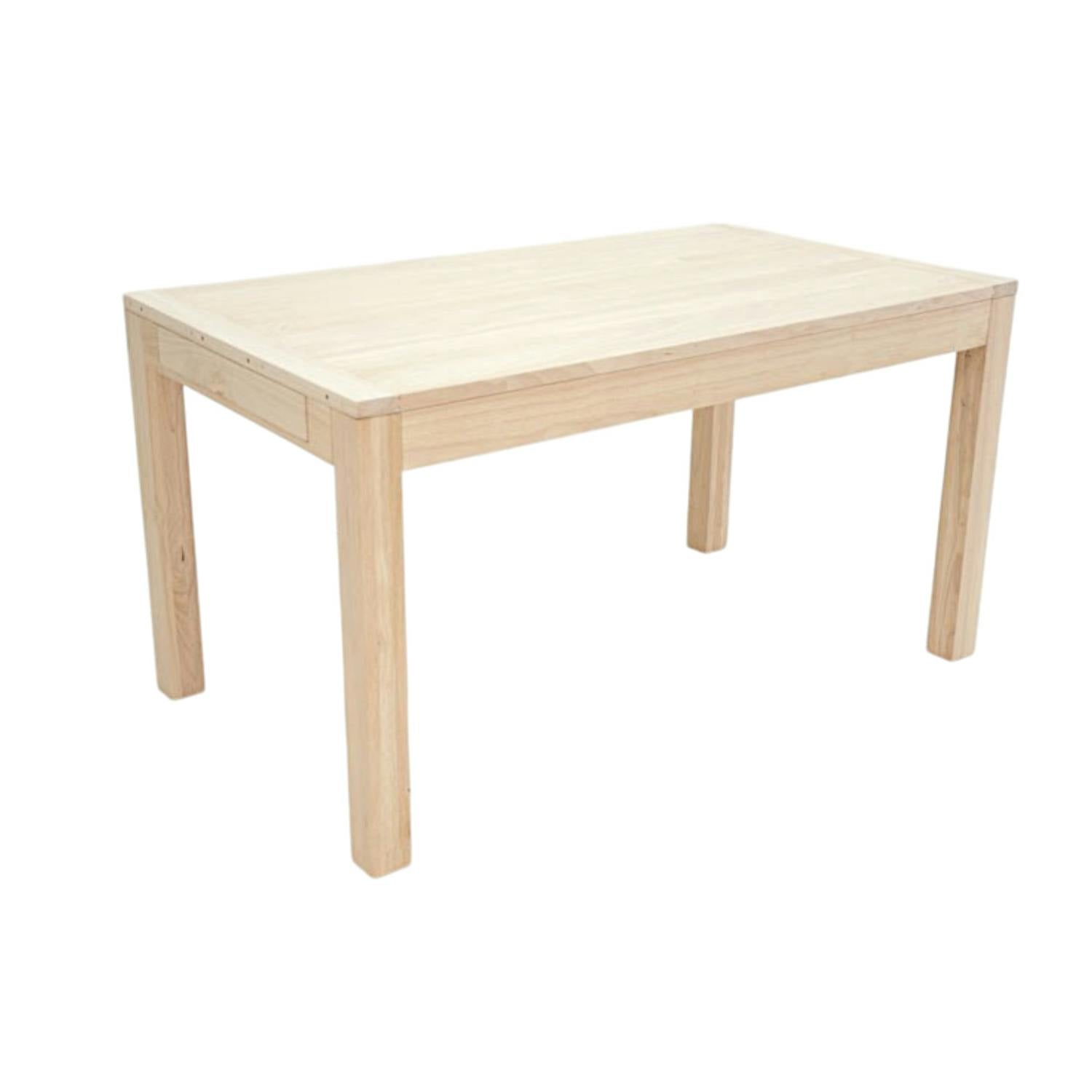 Table repas extensible hévéa 140/230cm OLGA