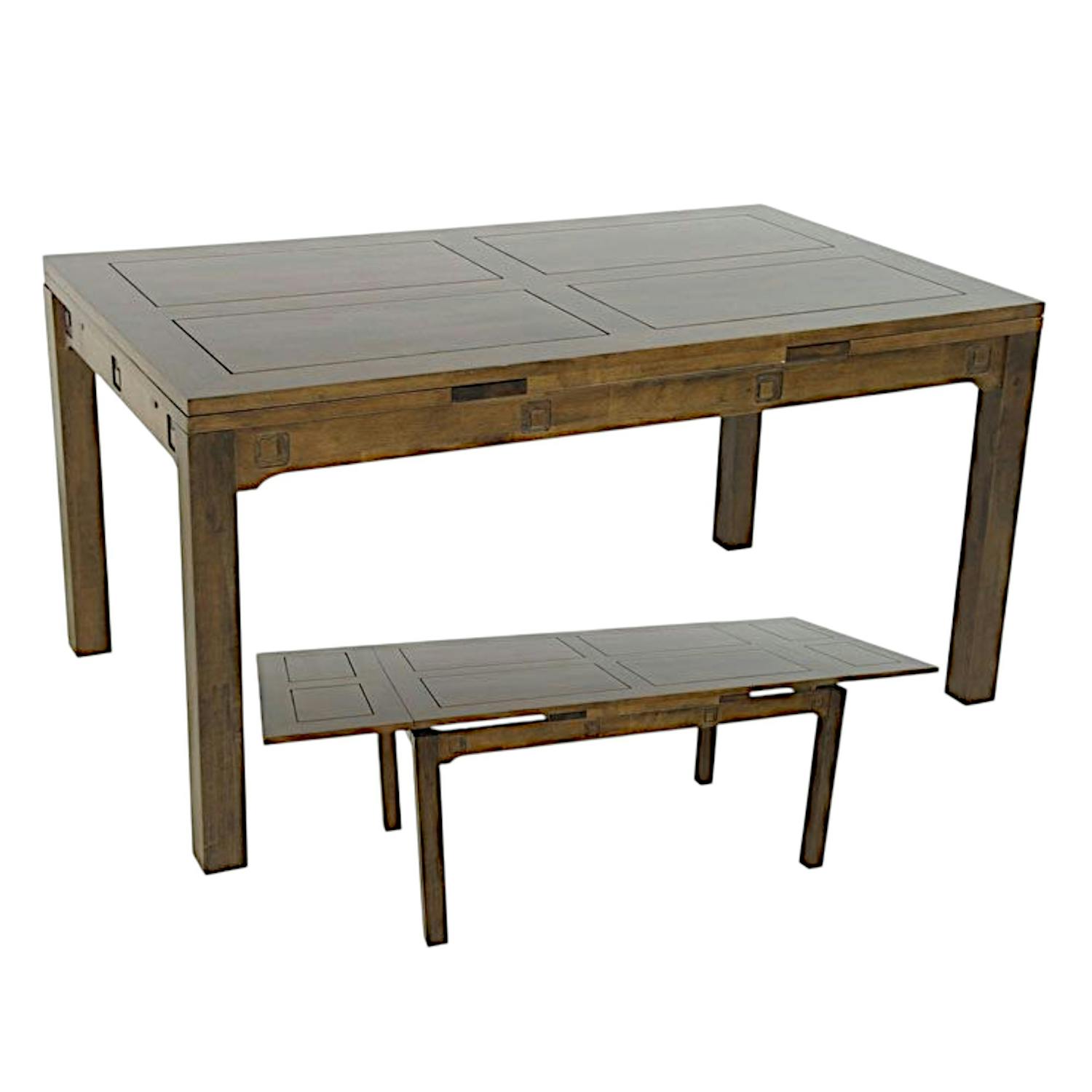 Table à manger en bois massif - Style moderne