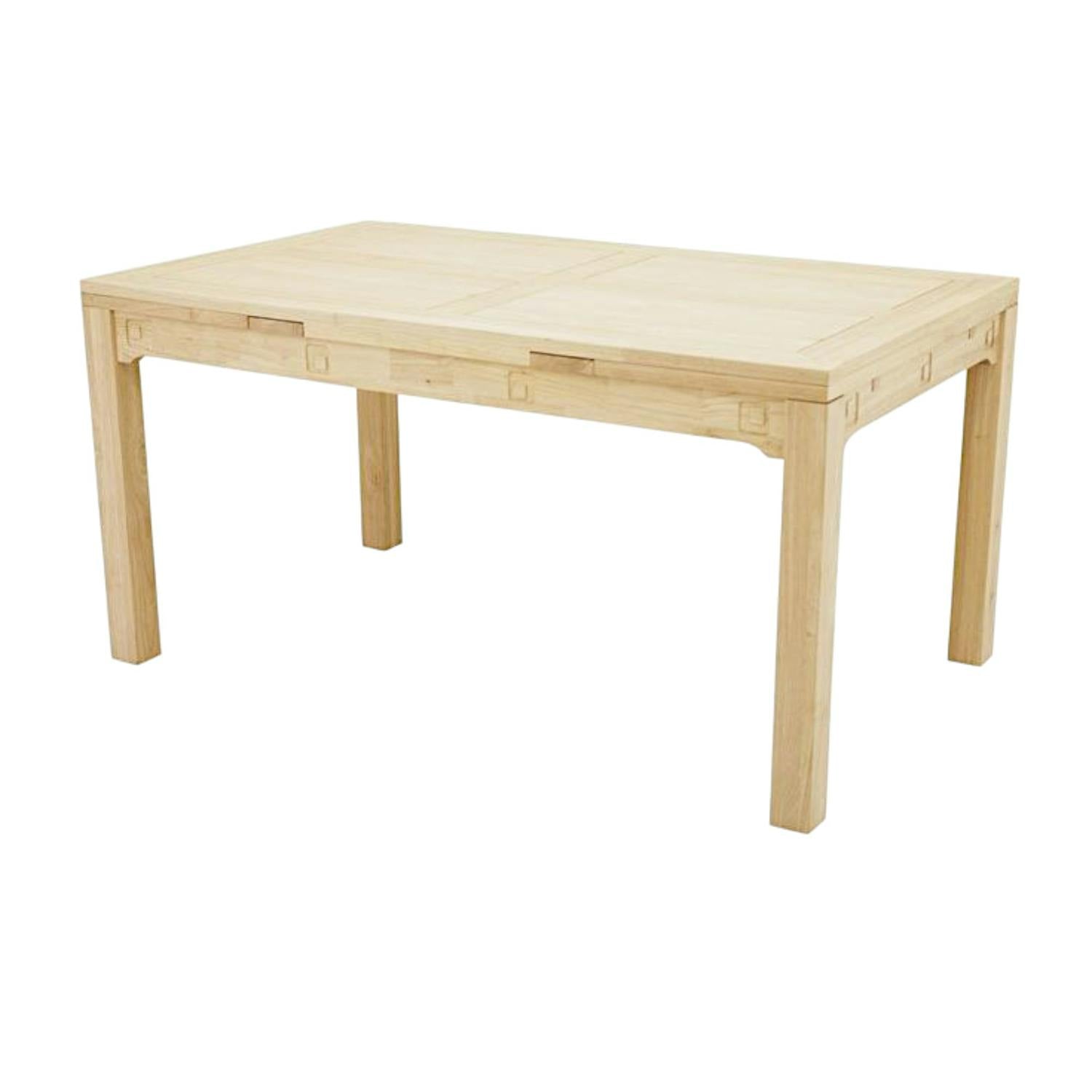 Table repas extensible hévéa 150/230cm TESSA