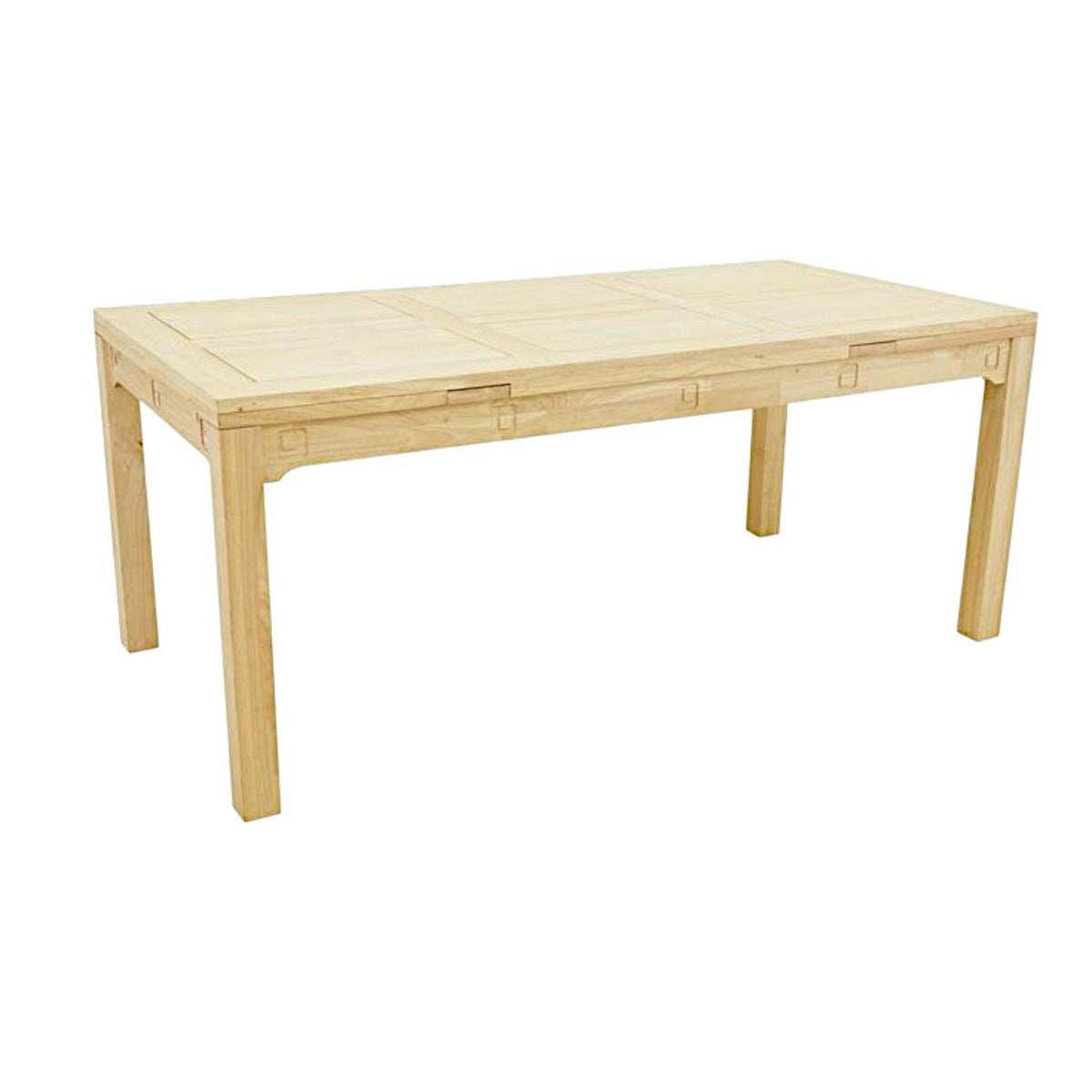 Table repas extensible hévéa 180/260cmTESSA