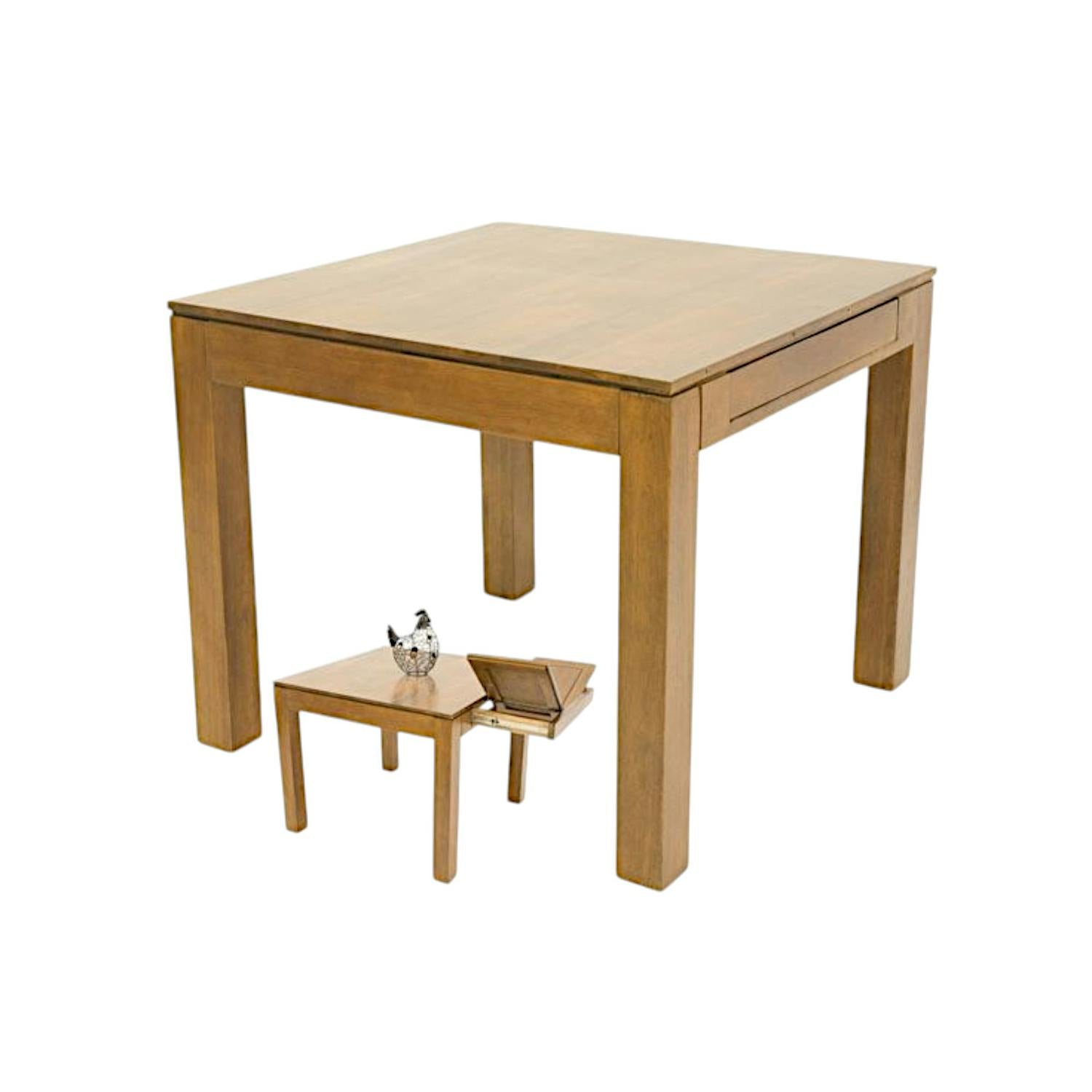 Table repas extensible hévéa 90/154cm HELENA