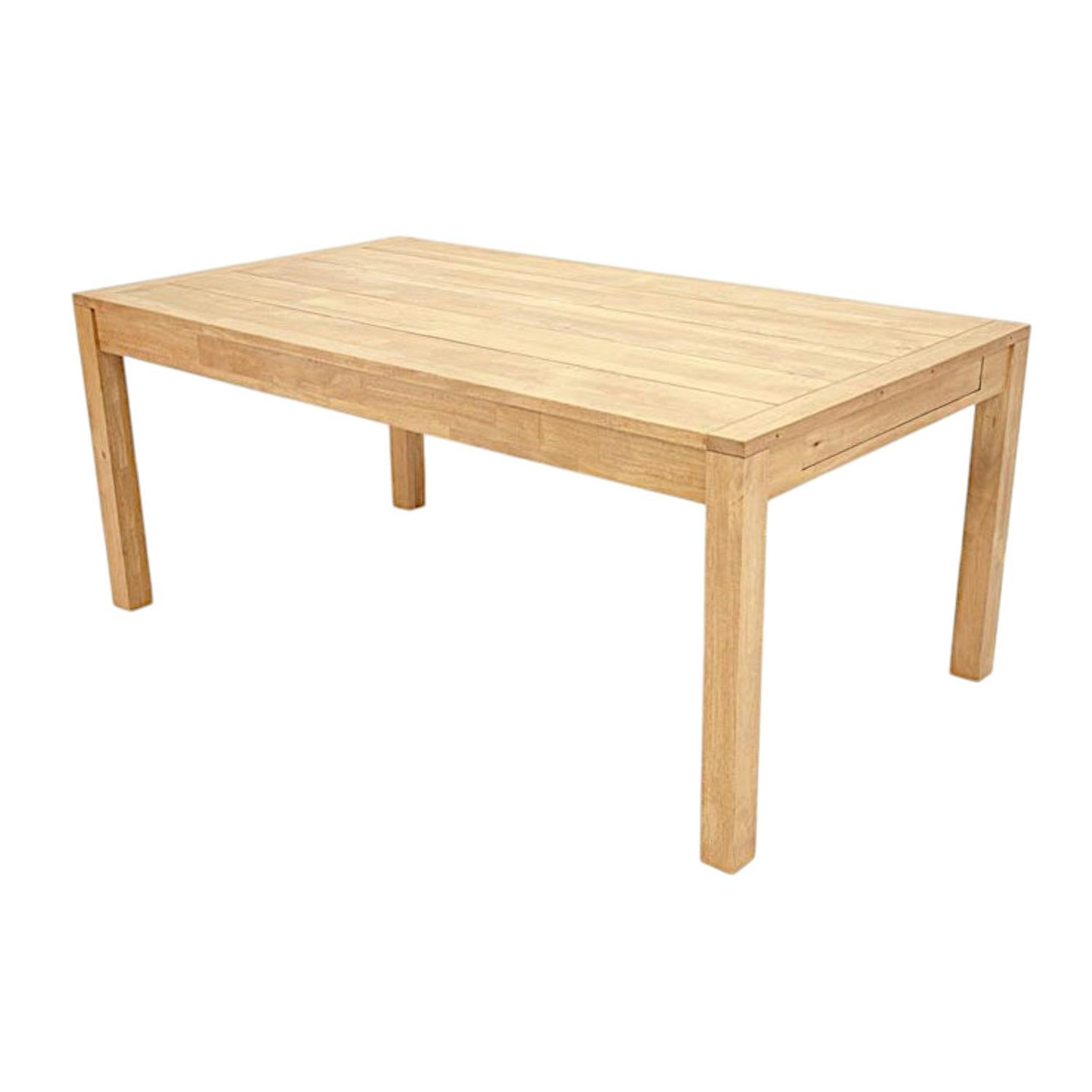 Table à manger en bois massif - Style contemporain