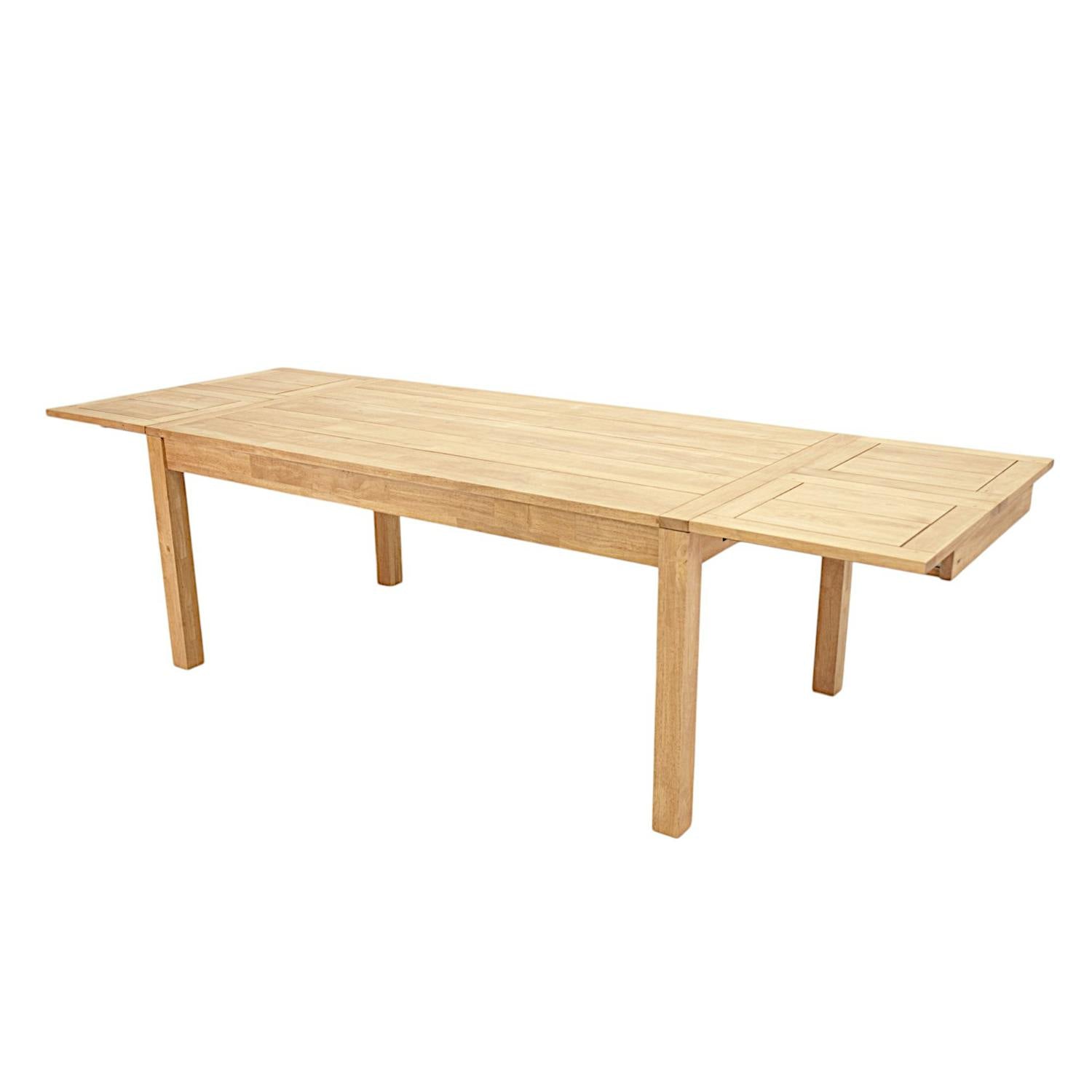 Table repas rectangle extensible 180-280cm hévéa ATTAN