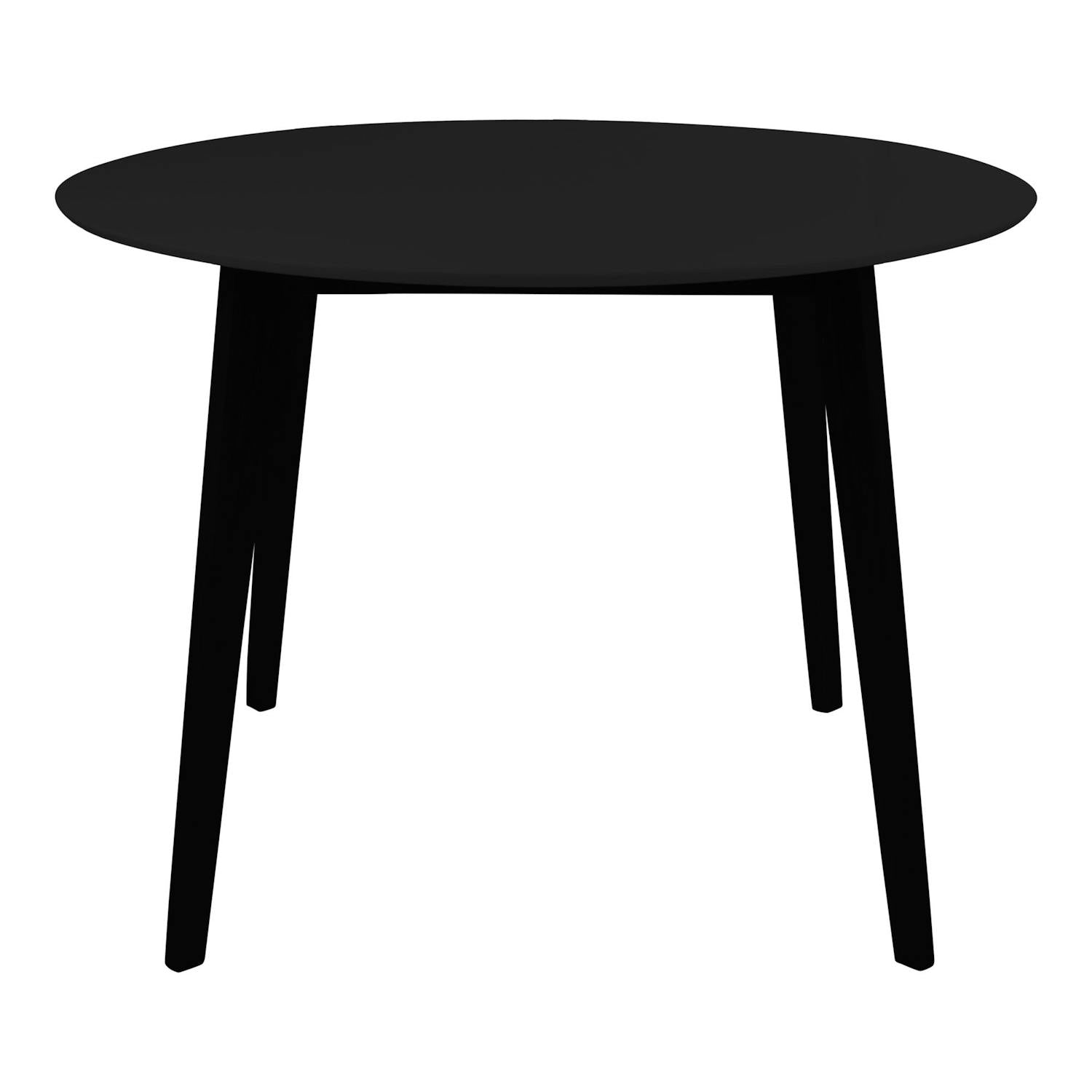 Table à manger en bois noir – rectangulaire, 120 cm TAMPA