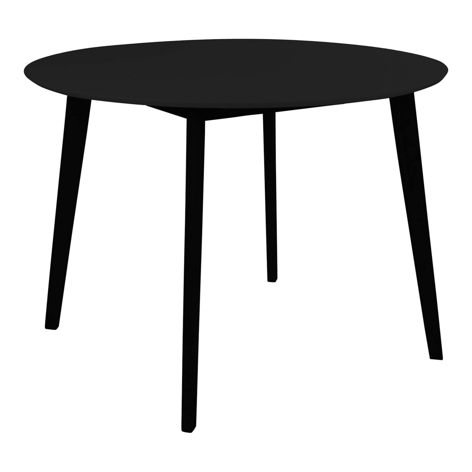 Table à manger en bois noir – rectangulaire, 120 cm TAMPA