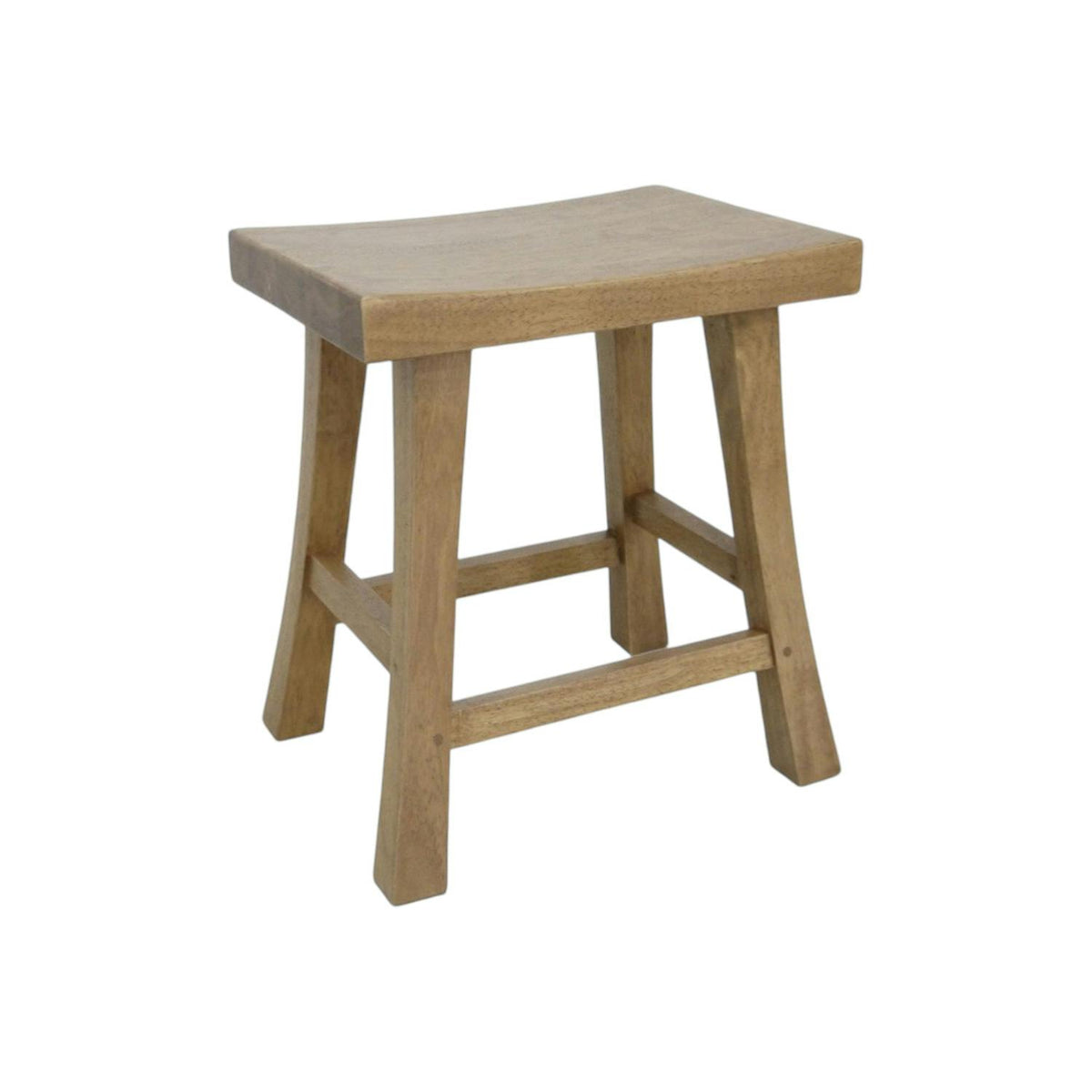 Tabouret bas hévéa 46cm MAORI