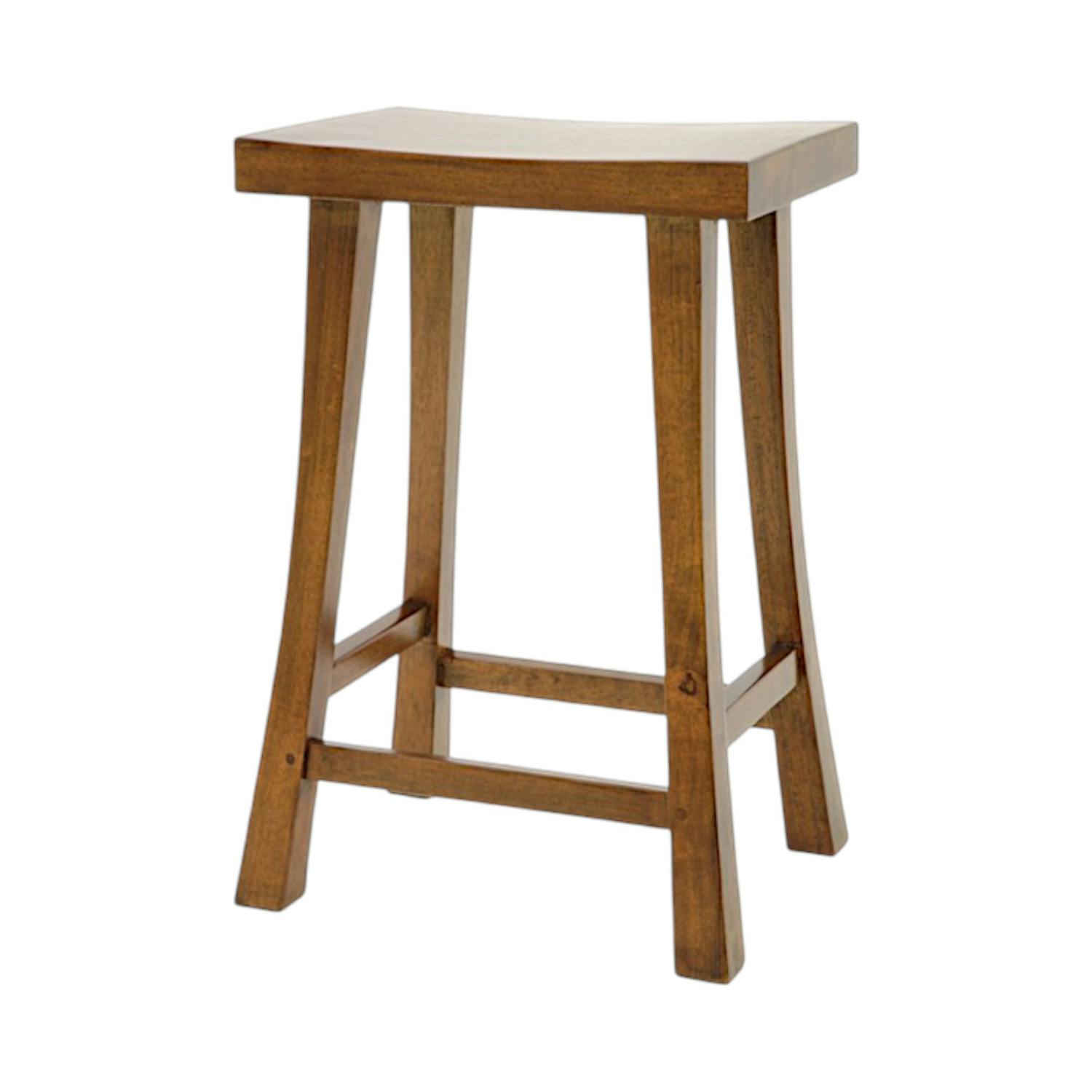 Tabouret Chinois Hévéa 41x33x61cm MAORI