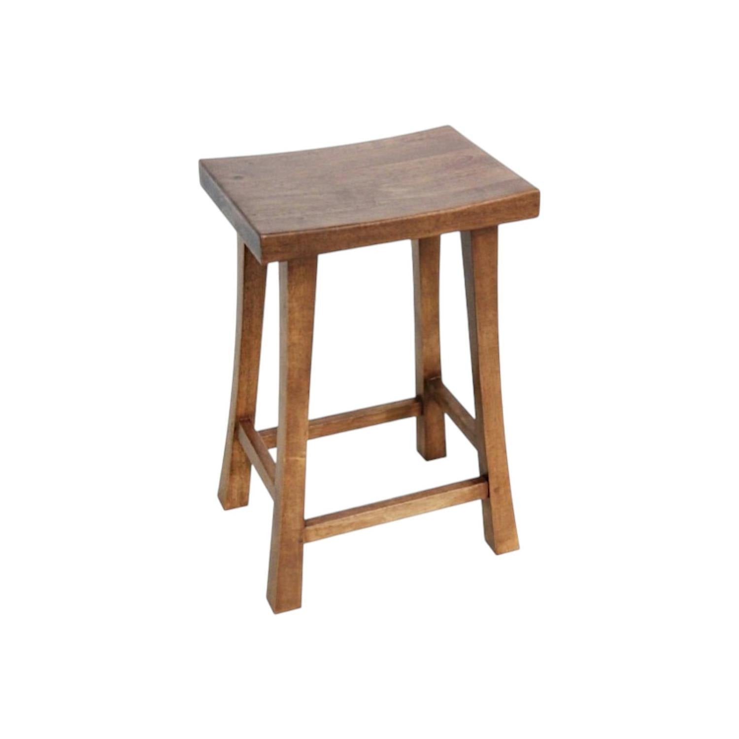 Tabouret Chinois Hévéa 41x33x61cm MAORI