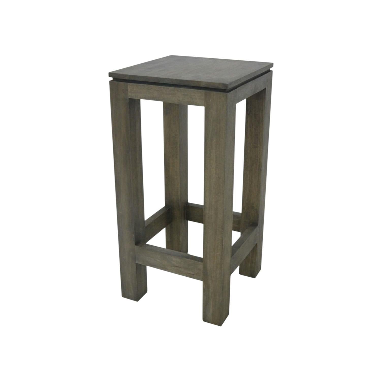 Tabouret de Bar Hévéa 34x34x70cm HELENA