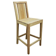Tabouret de bar en bois massif - Style moderne