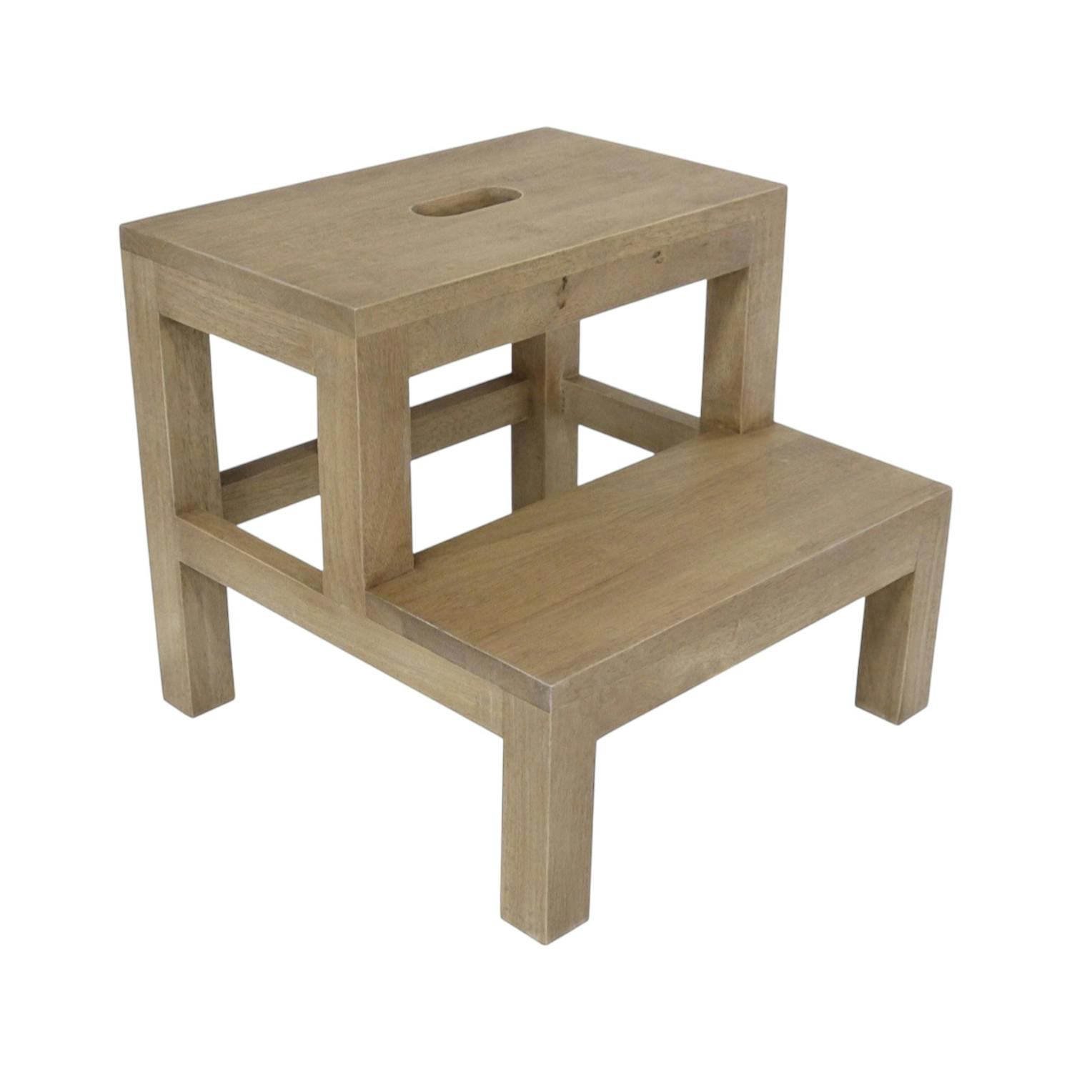 Tabouret Escalier Hévéa 40x40x36cm TRADITION