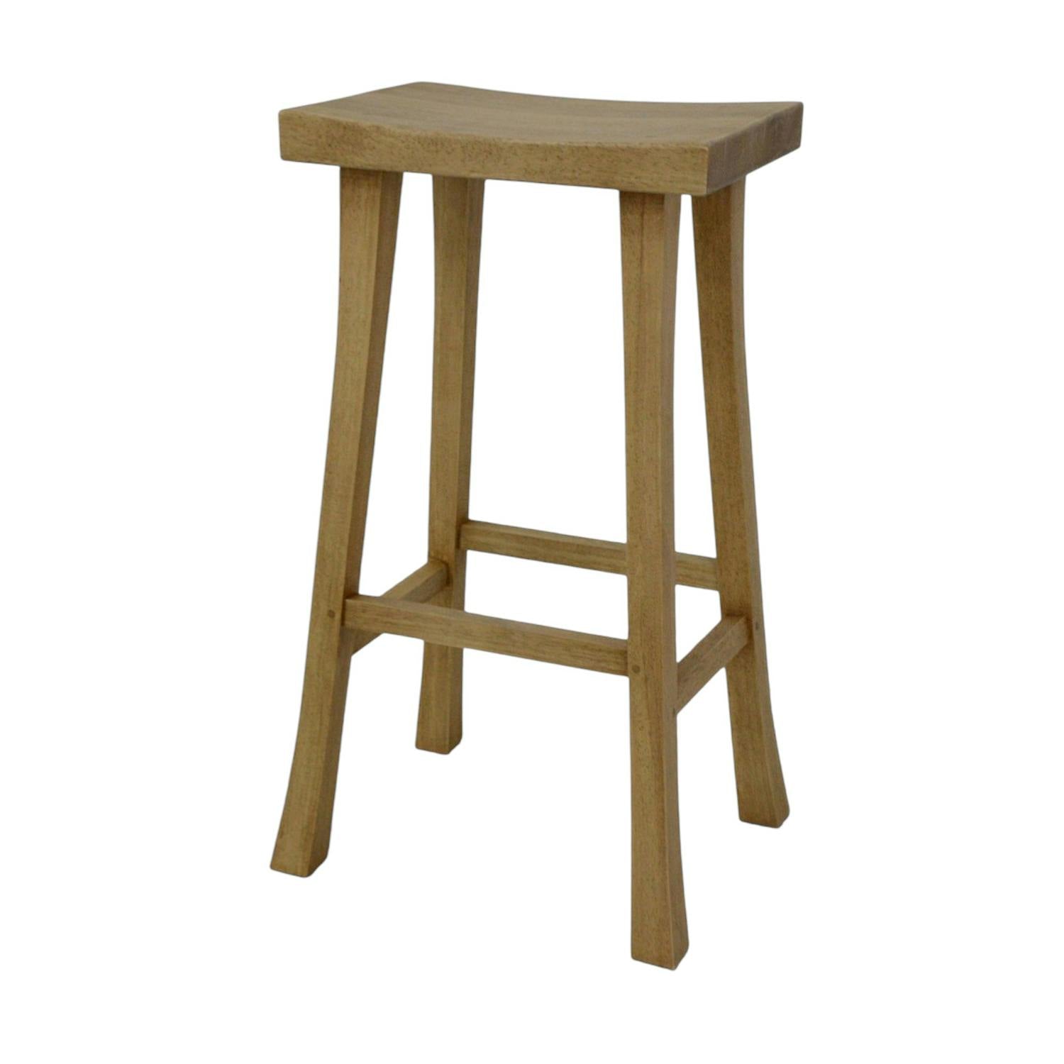 Tabouret de bar en bois massif - Style élégant