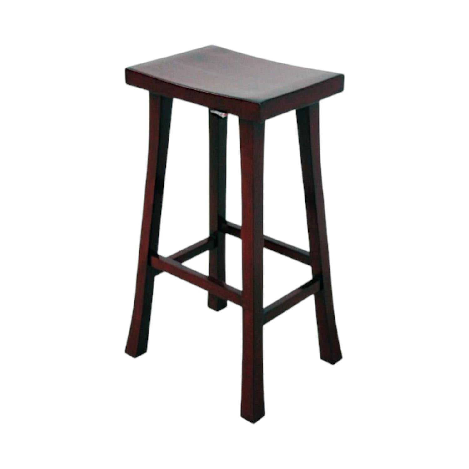 Tabouret haut hévéa 76cm MAORI