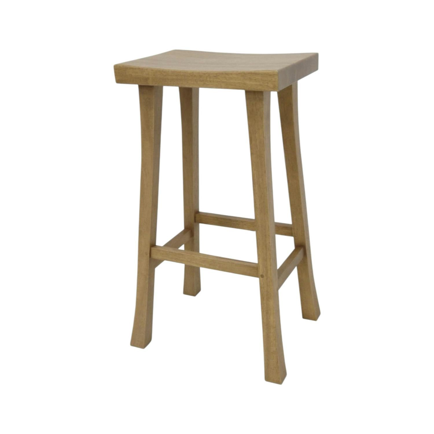 Tabouret haut hévéa 76cm MAORI