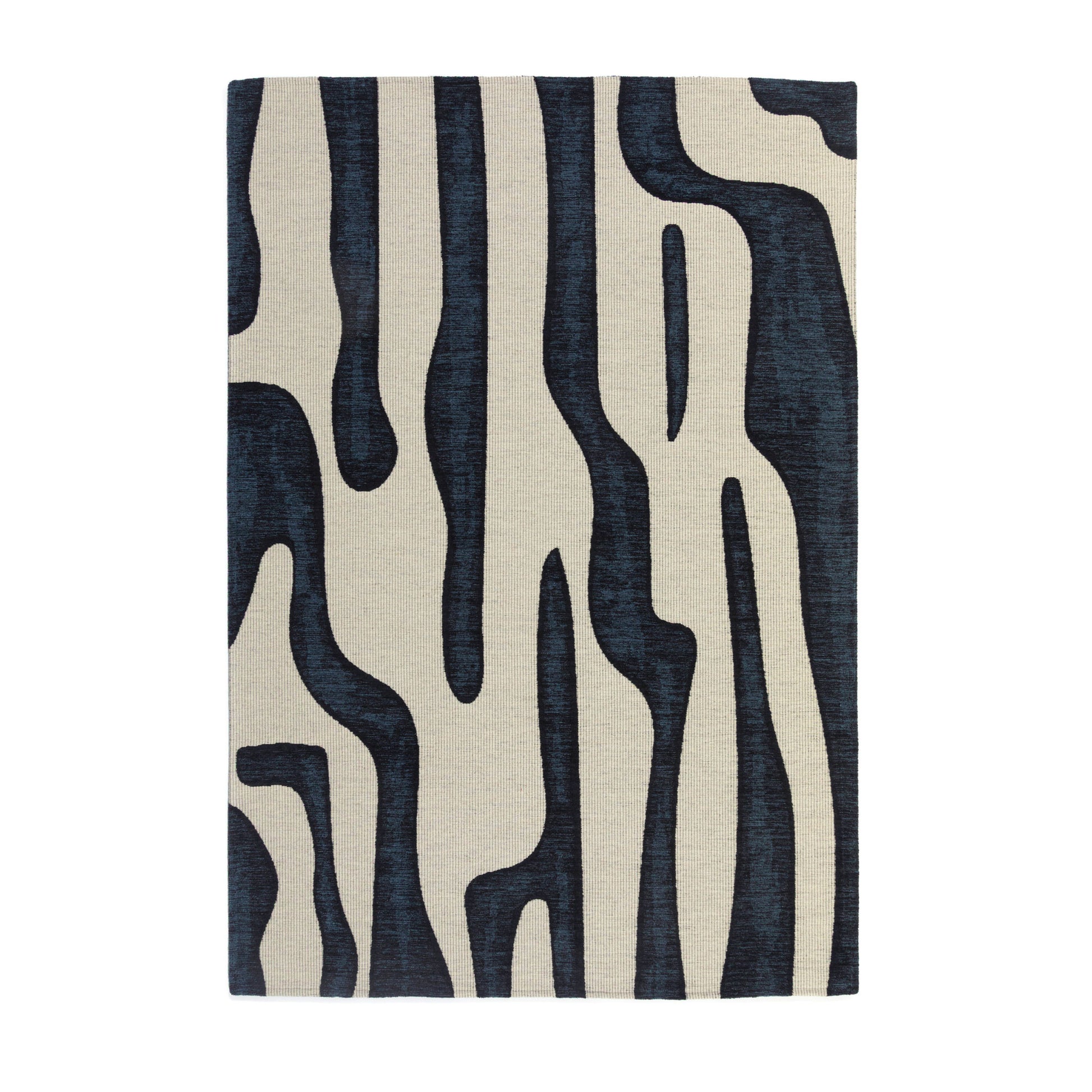 407 3019 Tapis Contemporain Agave.Html – Bleu Agave – 155x230 cm