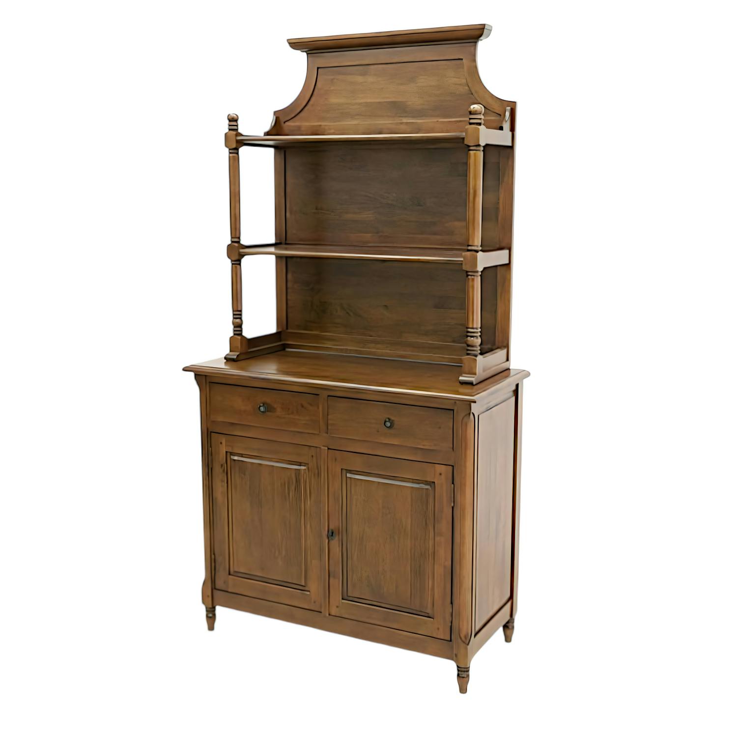 Vaisselier ancien en bois massif - Style traditionnel