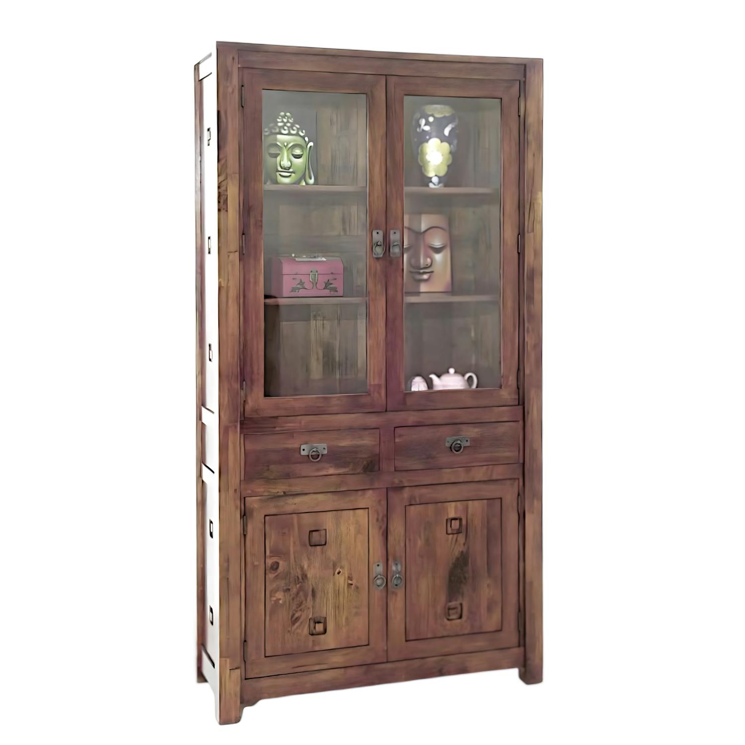 Vaisselier en bois massif - Style élégant