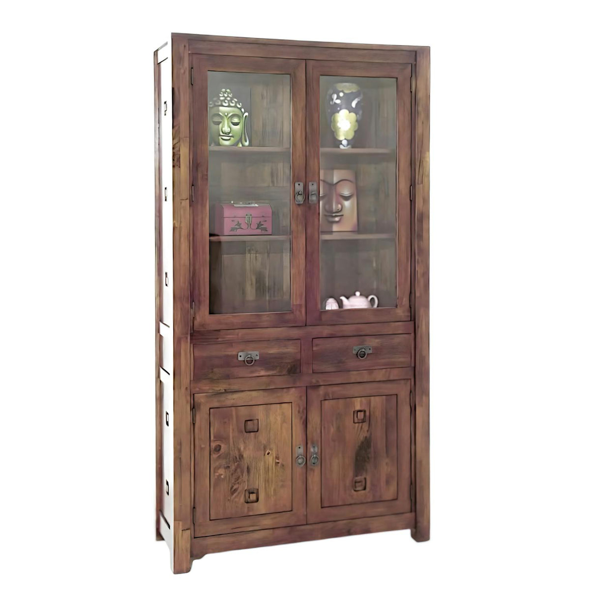 Vaisselier en bois massif - Style élégant