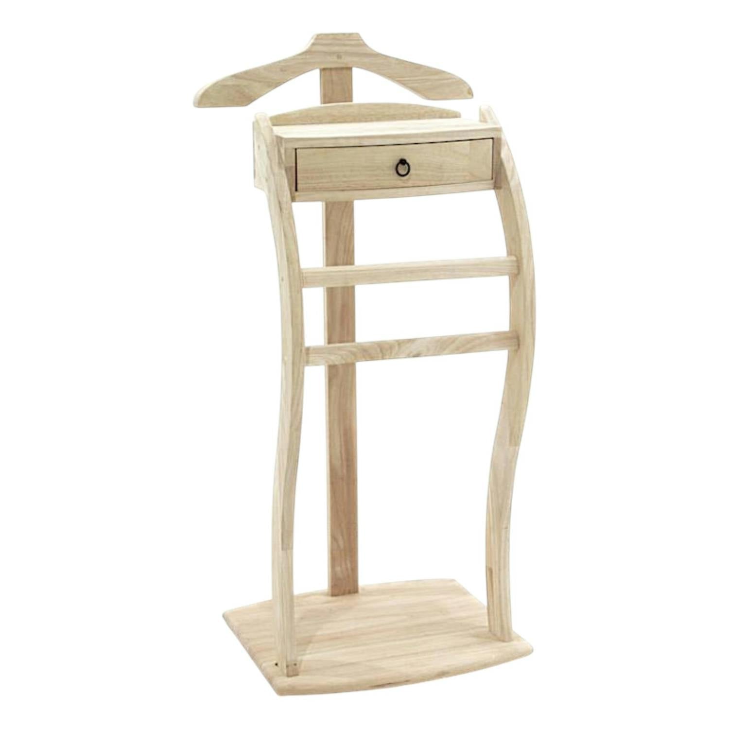 Valet de chambre 1 tiroir hévéa 105cm TRADITION
