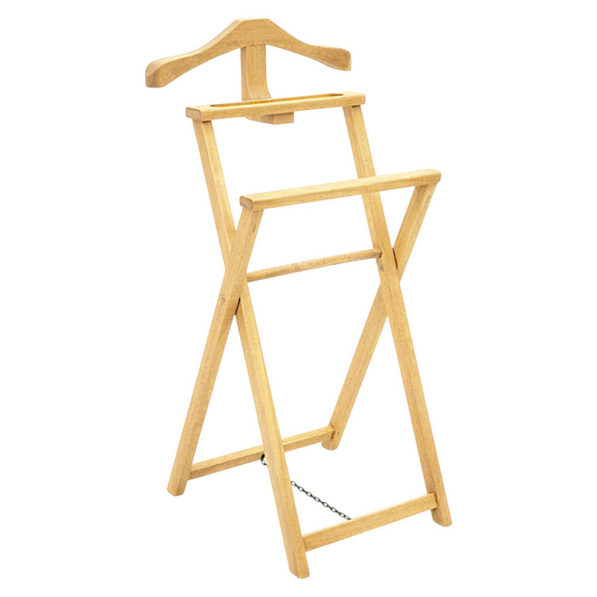 Valet de chambre pliable hévéa TRADITION