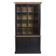 Vitrine élégante en teck - Style lignart